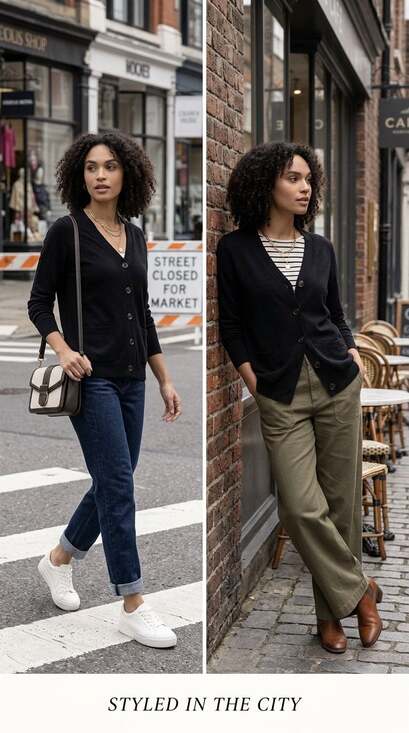 J.Crew Sweaters - J.Crew V-neck cardigan sweater in extra-soft yarn, black